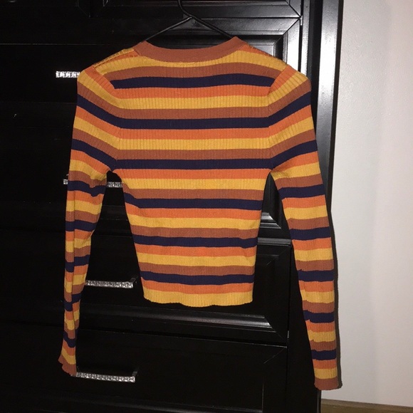 long sleeve striped fitted shirt - Picture 2 of 3